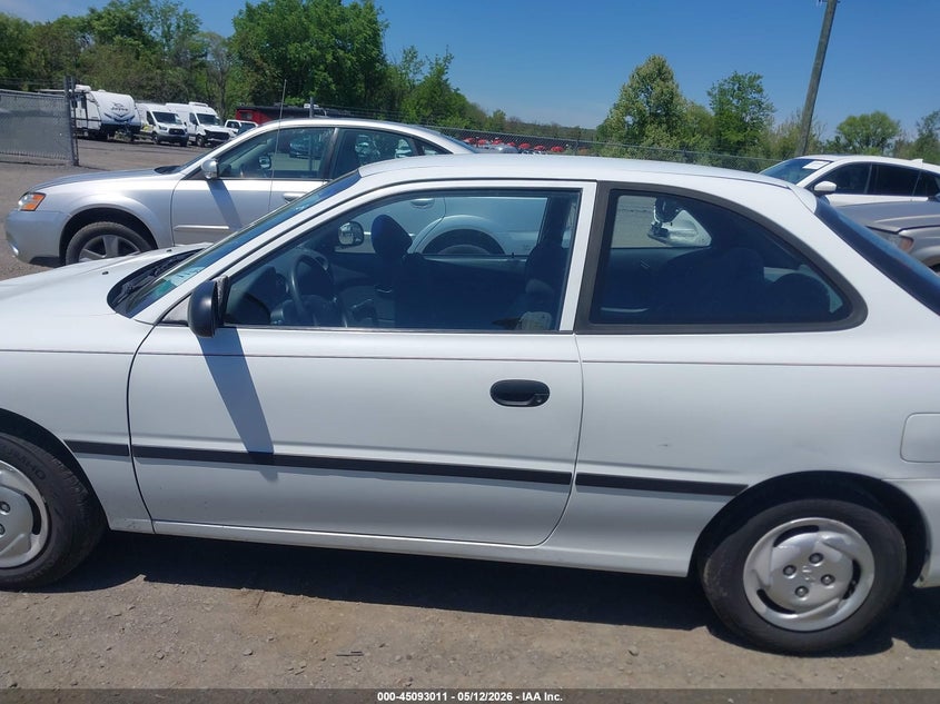 1996 Hyundai Accent L VIN: KMHVD14N7TU153702 Lot: 45093011
