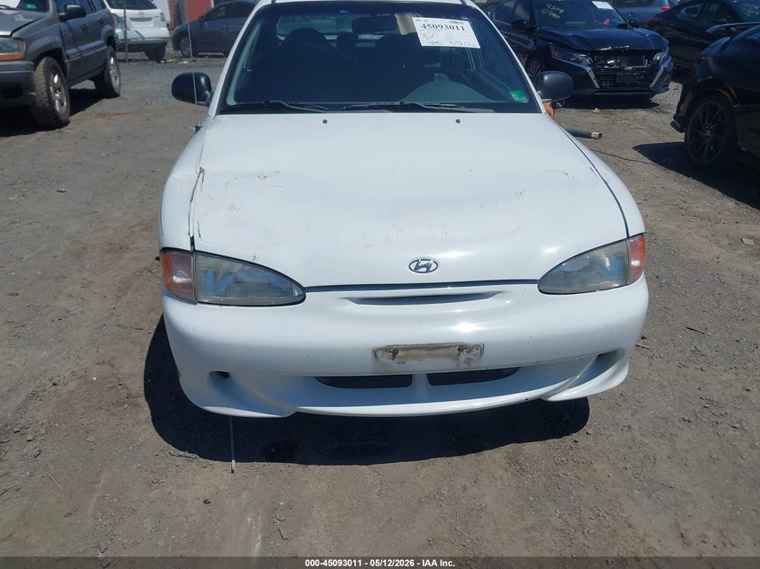 1996 Hyundai Accent L VIN: KMHVD14N7TU153702 Lot: 45093011