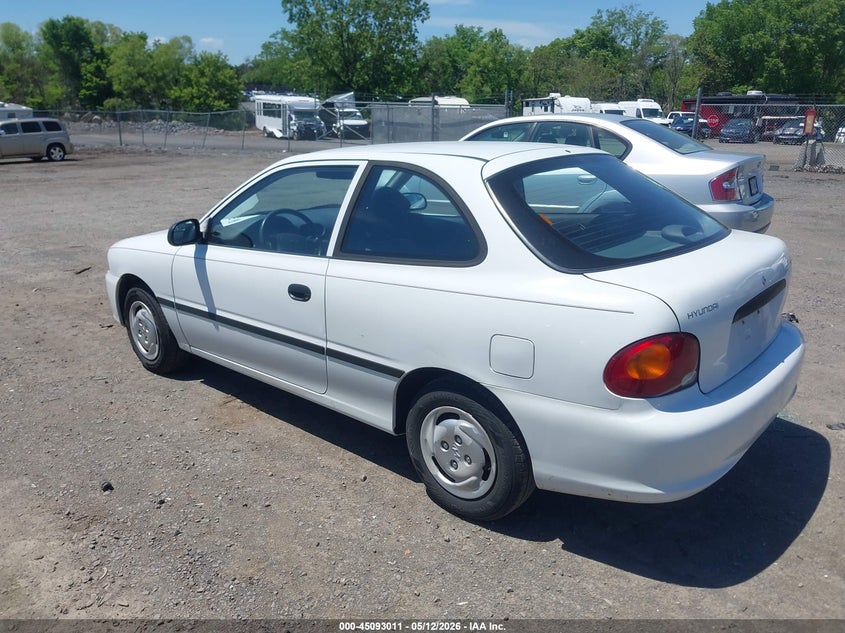 1996 HYUNDAI ACCENT auction photo 3