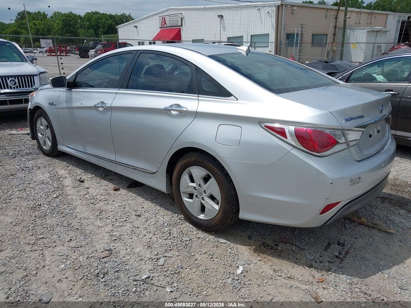 2012 Hyundai Sonata 2.4 Hybrid silver Lot 111045093027 Vin KMHEC4A46CA036615