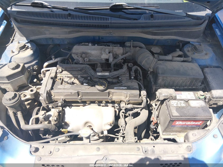 2009 Kia Rio Lx VIN: KNADE223196491658 Lot: 45093031