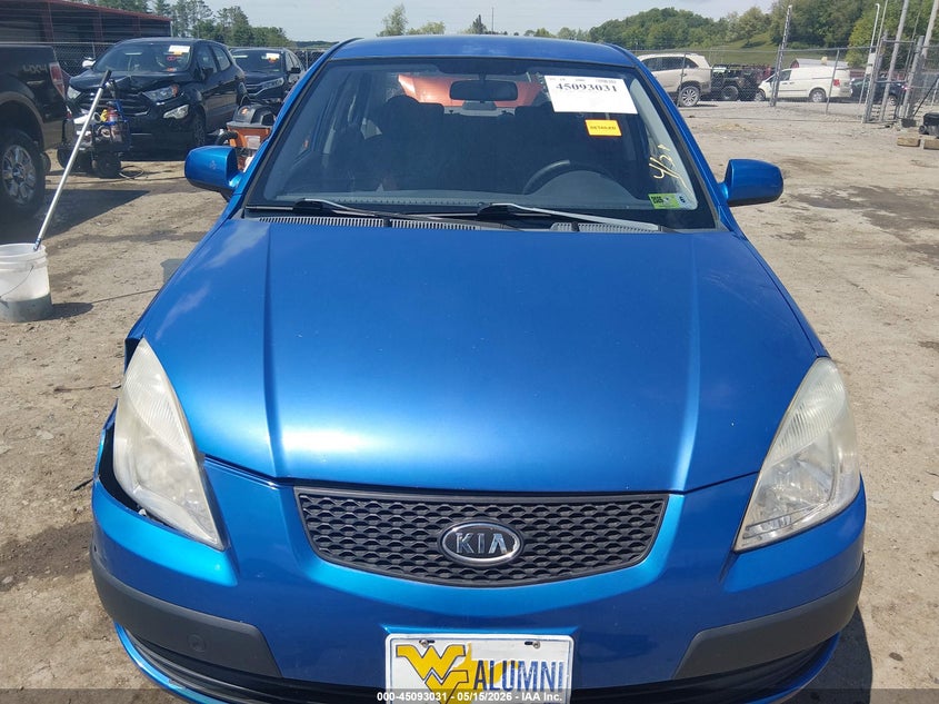 2009 Kia Rio Lx VIN: KNADE223196491658 Lot: 45093031