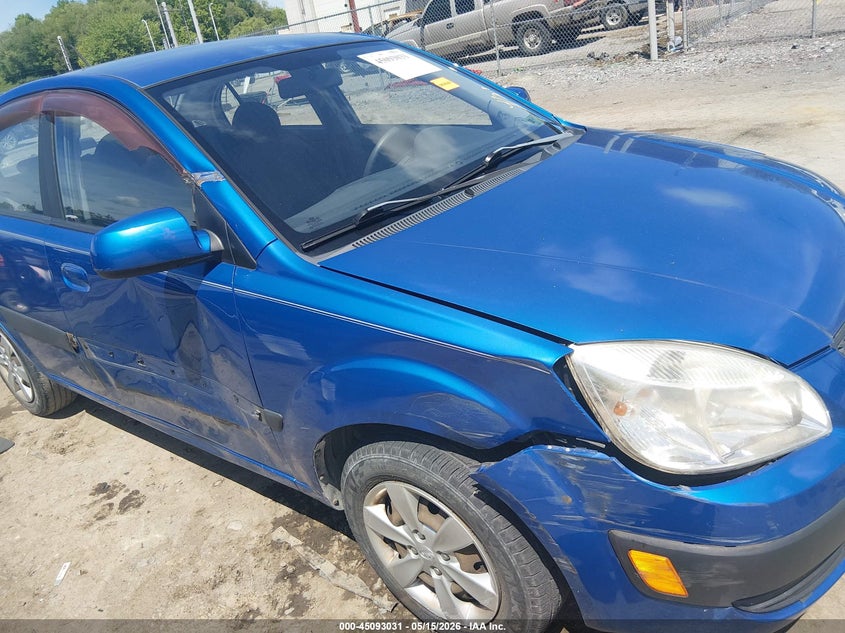 2009 Kia Rio Lx VIN: KNADE223196491658 Lot: 45093031