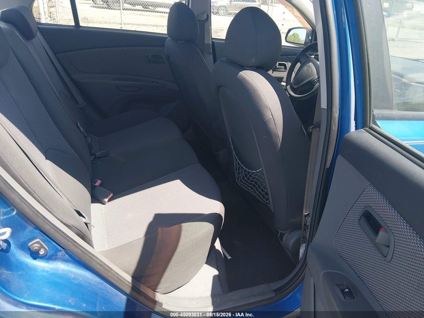 2009 Kia Rio Lx VIN: KNADE223196491658 Lot: 45093031