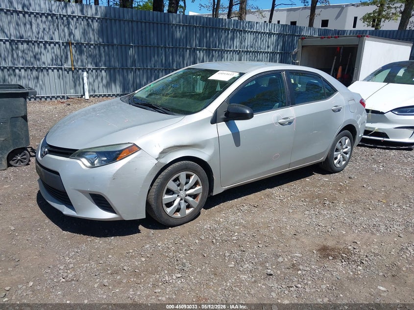 2014 Toyota Corolla Le 2T1BURHE0EC192843 photo 1
