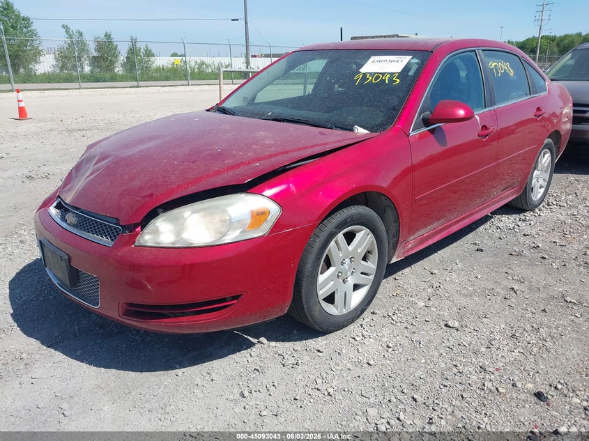 Vin: 2g1wb5e35e1100992, lot: 45590610, chevrolet impala limited lt 20142