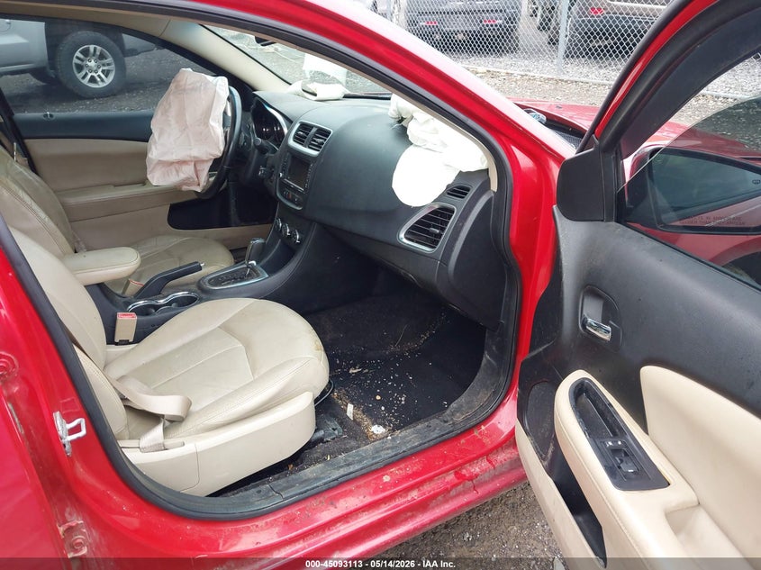 2011 Dodge Avenger 3.6 Lux red Lot 111045093113 Vin 1B3BD2FG2BN554094