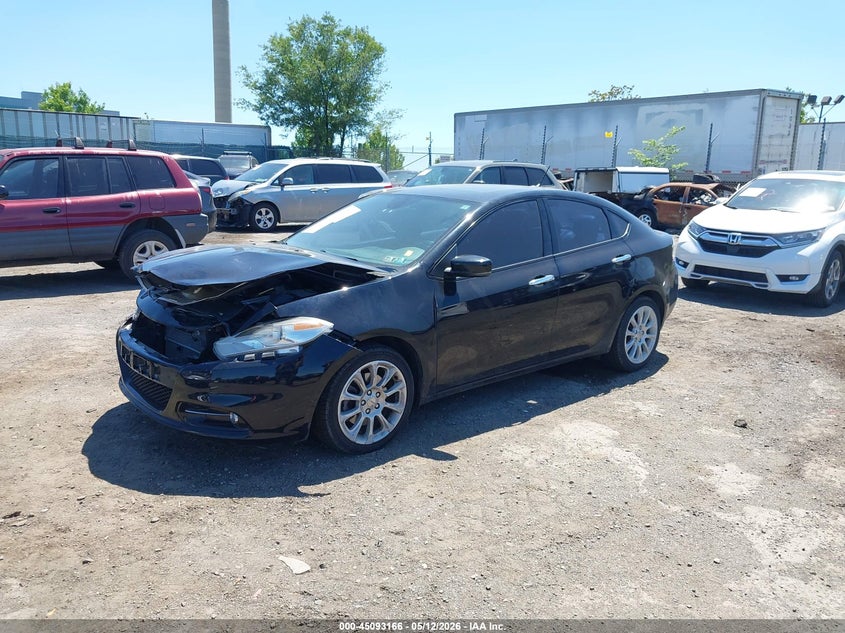 Vin: 1c3cdfcb7fd345226, lot: 45590733, dodge dart limited 20152
