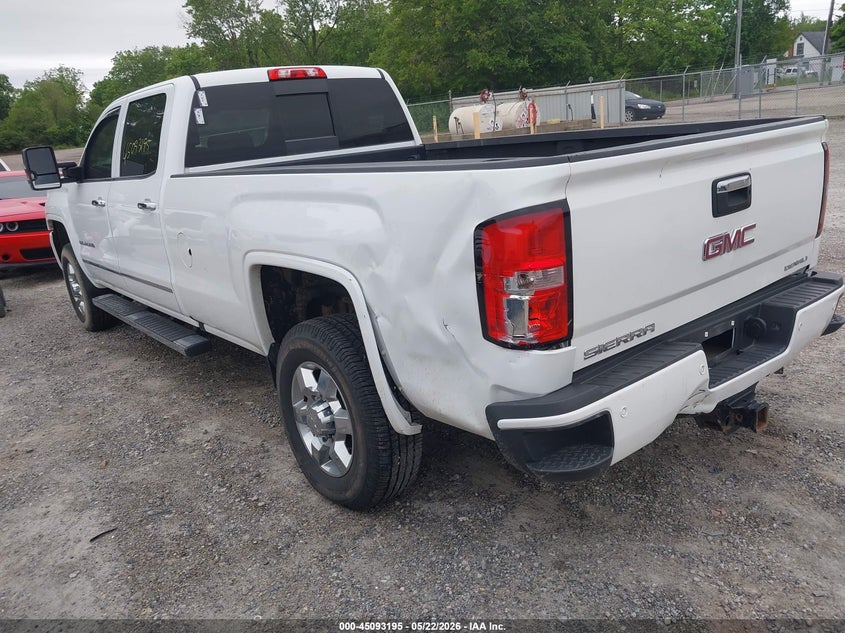 2019 Gmc Sierra 3500Hd Denali white Lot 111045093195 Vin 1GT42WEY3KF246795