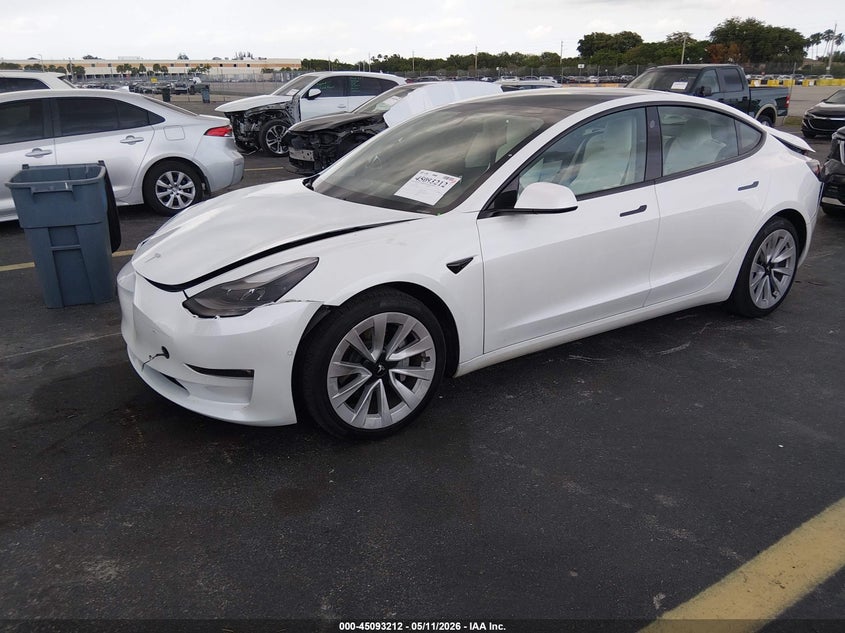 2021 Tesla Model 3 Long Range 5YJ3E1EB8MF903499 photo 1