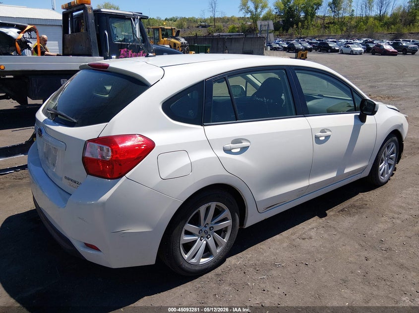 Vin: jf1gpab62g8335909, lot: 45590848, subaru impreza 2.0i premium 20164