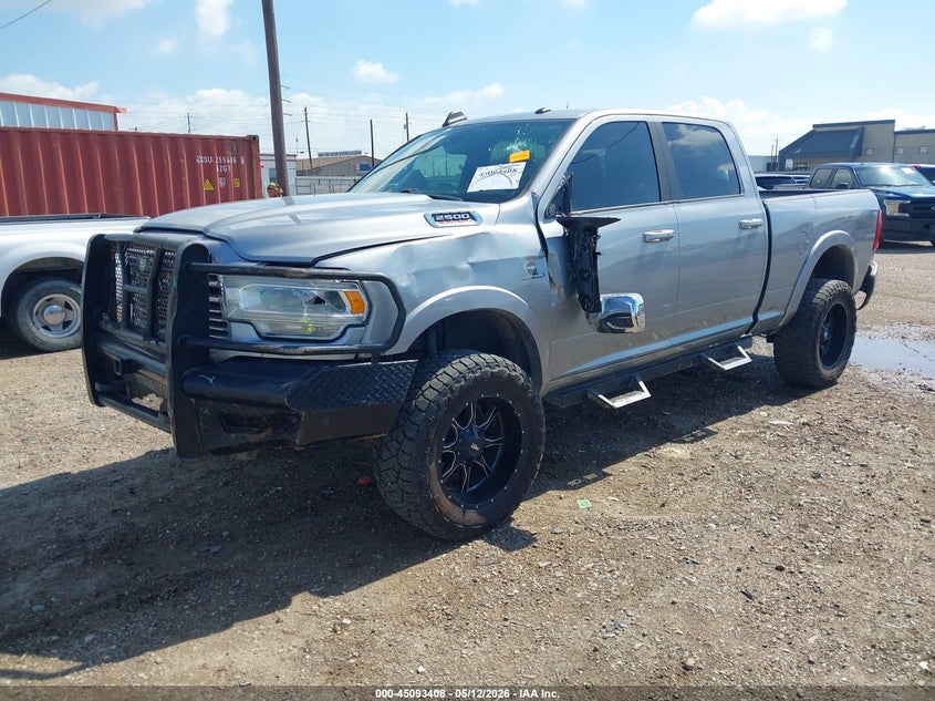 Vin: 3c6ur5fl1kg552330, lot: 45590975, ram 2500 laramie  4x4 6'4 box 20192