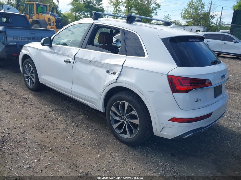 Vin: wa1aaafyxm2061560, lot: 45591044, audi q5 premium 45 tfsi quattro s tronic 20213