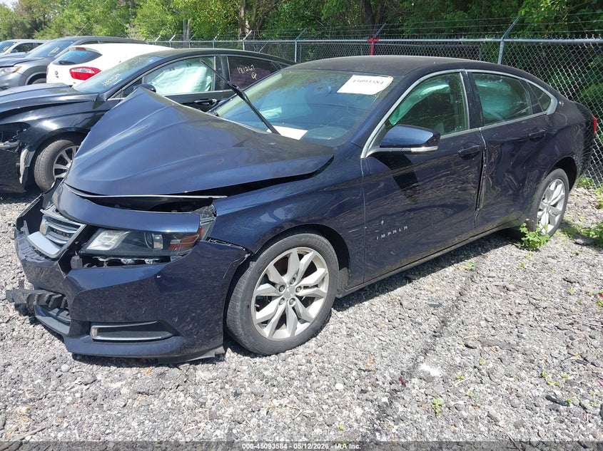 Vin: 2g1115s3xg9136859, lot: 45591151, chevrolet impala 2lt 20162