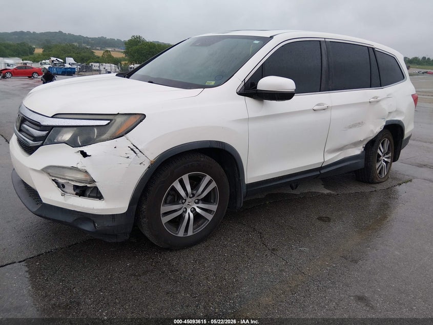 Vin: 5fnyf5h62gb018728, lot: 45591182, honda pilot ex-l 20162