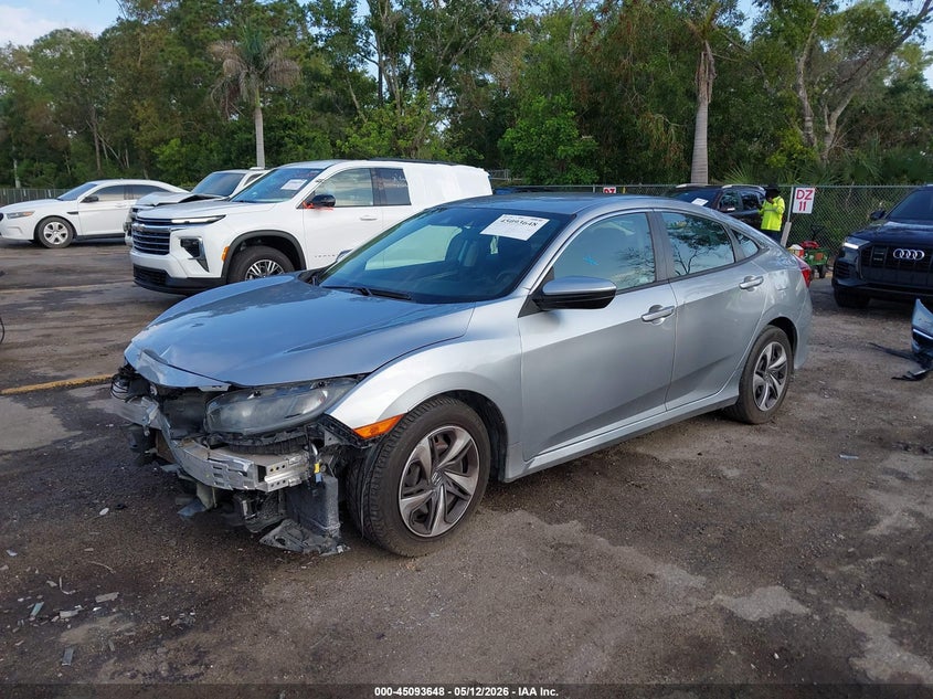 2019 Honda Civic Lx 19XFC2F63KE212572 photo 1