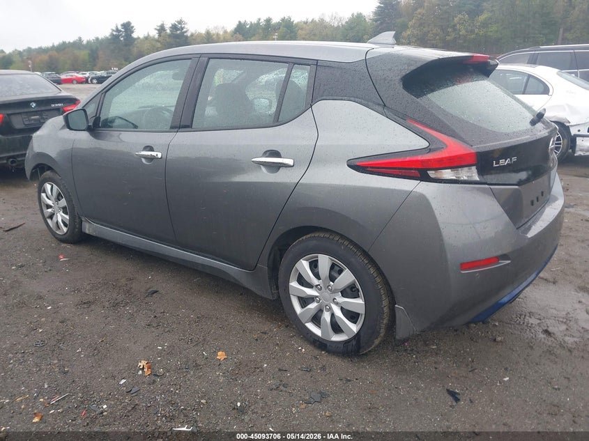 Vin: 1n4az1bvxnc563447, lot: 45591273, nissan leaf s 40 kwh 20223