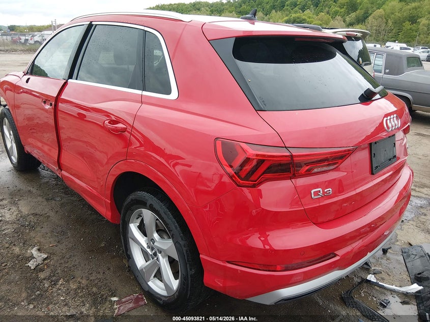 Vin: wa1becf38l1106931, lot: 45591388, audi q3 premium plus 45 tfsi quattro tiptronic 20203