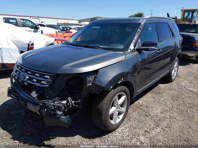 Vin: 1fm5k8d83ggb97855, lot: 45591404, ford explorer xlt 20162