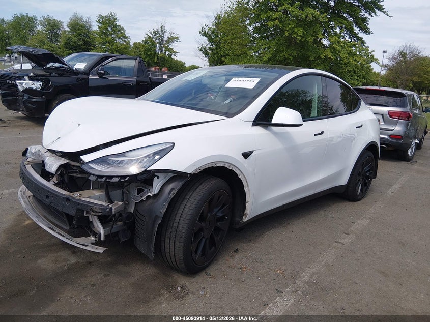 Vin: 5yjygdee6mf286227, lot: 45591481, tesla model y long range dual motor all-wheel drive 20212