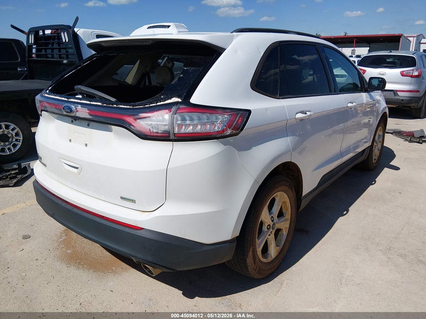 Vin: 2fmpk3g92jbb62898, lot: 45591579, ford edge se 20184