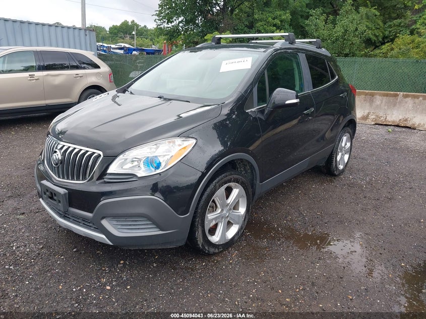 Vin: kl4cjesb9gb611191, lot: 45591610, buick encore 20162