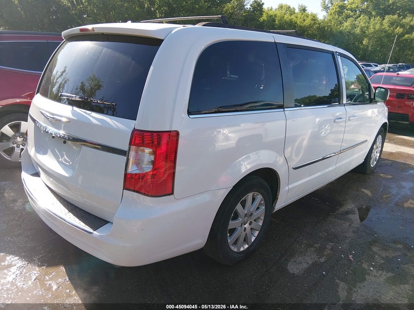 Vin: 2c4rc1bg5er398284, lot: 45591612, chrysler town & country touring 20144
