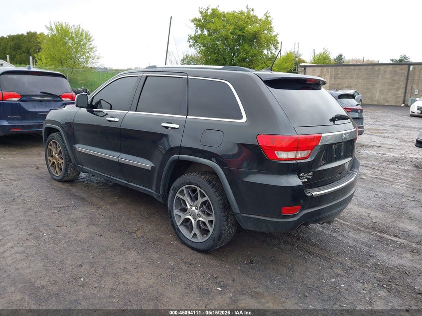 Vin: 1j4rr5gt8bc628619, lot: 45591678, jeep grand cherokee limited 20113