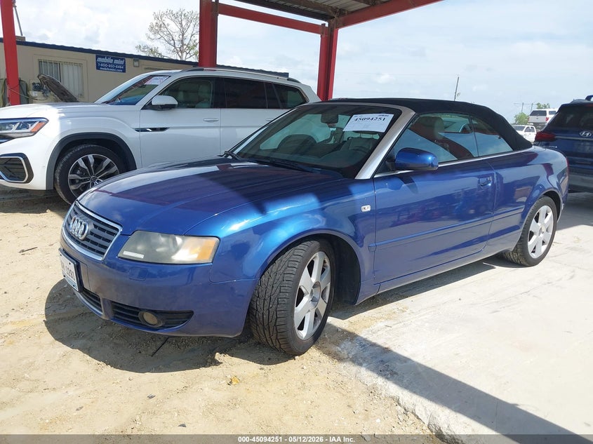 WAUAC48HX3K020792 2003 AUDI A4 1.8T photo 1