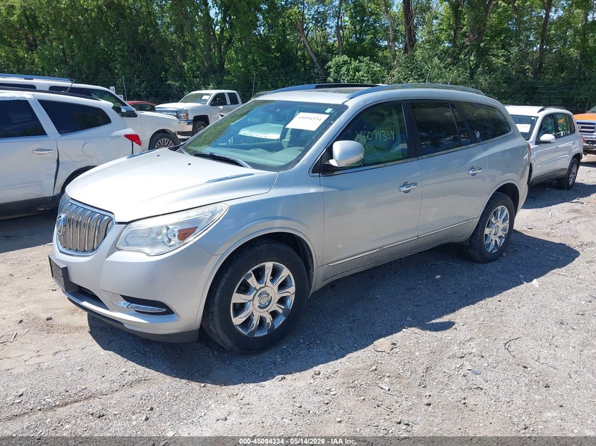 Vin: 5gakvbkd0gj316817, lot: 45591902, buick enclave leather 20162