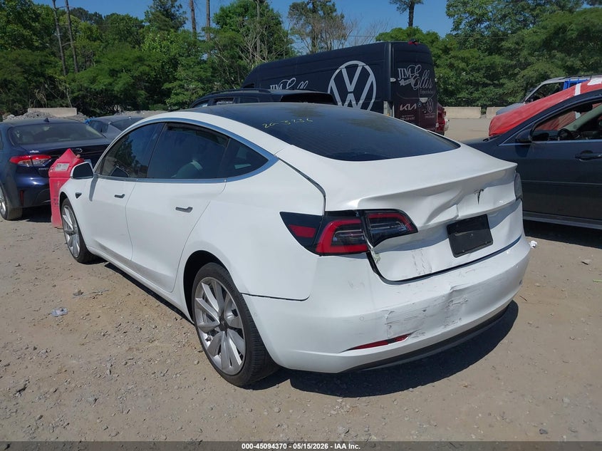 Vin: 5yj3e1ea9lf591277, lot: 45591937, tesla model 3 standard range plus rear-wheel drive/standard range rear-wheel drive 20203