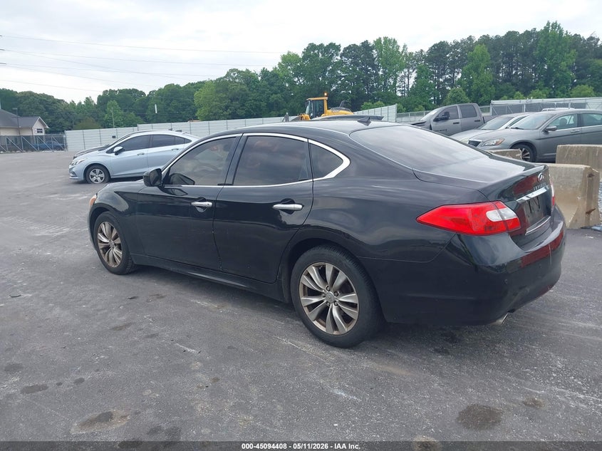 Vin: jn1by1apxdm512496, lot: 45591975, infiniti m37 20133