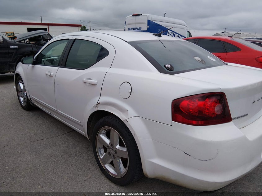1C3CDZAB3CN181953 2012 Dodge Avenger 2.4 Se White