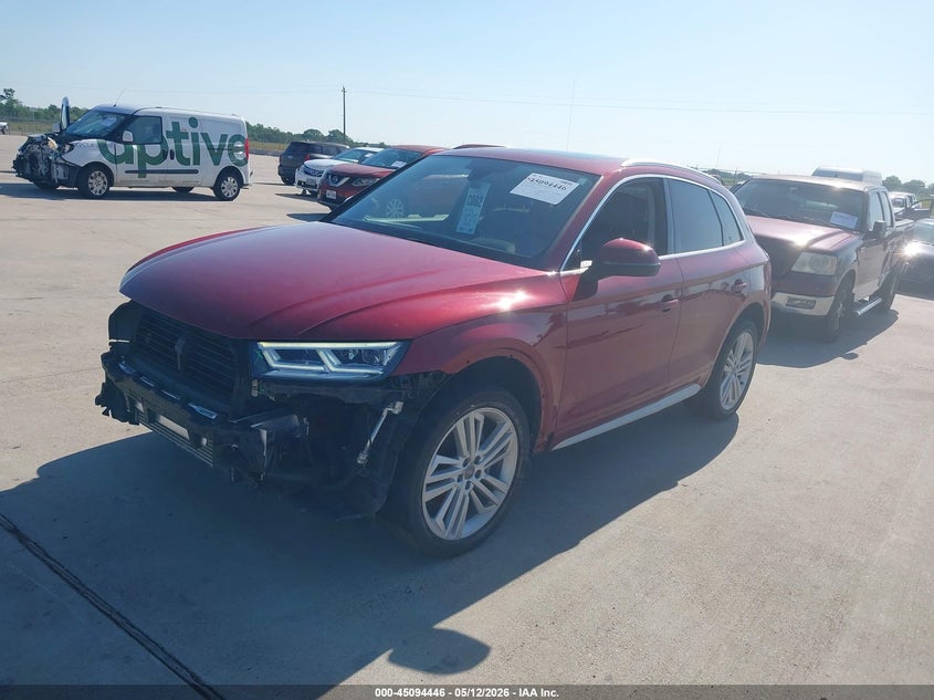 Vin: wa1bnafyxj2122085, lot: 45592013, audi q5 2.0t premium/2.0t tech premium 20182