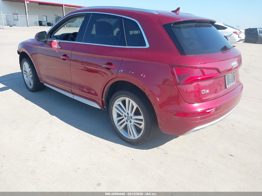 Vin: wa1bnafyxj2122085, lot: 45592013, audi q5 2.0t premium/2.0t tech premium 20183