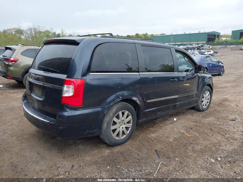 Vin: 2c4rc1bg9dr681690, lot: 45592027, chrysler town & country touring 20134