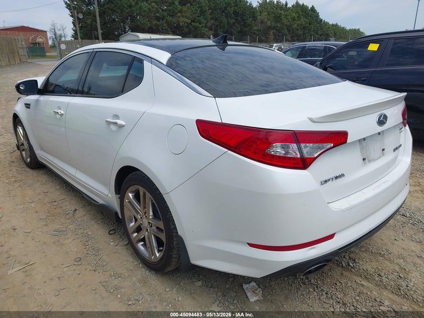 Vin: knagr4a61b5115465, lot: 45592050, kia optima sx 20113