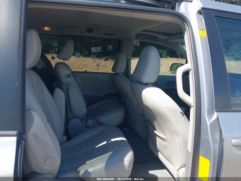 2012 Toyota Sienna 3.5 Xle V6 8 Passenger grey Lot 111045094591 Vin 5TDYK3DC6CS225687
