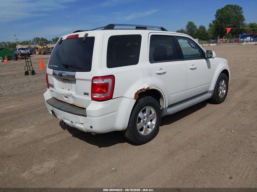 Vin: 1fmcu9eg1bka54180, lot: 45592189, ford escape limited 20114