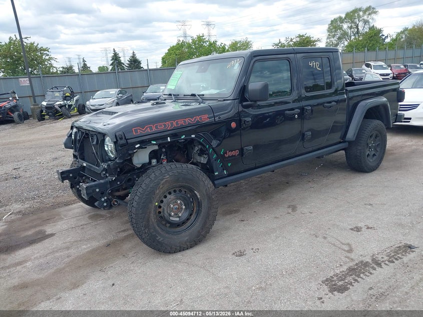 Vin: 1c6jjteg0ml500499, lot: 45592279, jeep gladiator mojave 4x4 20212