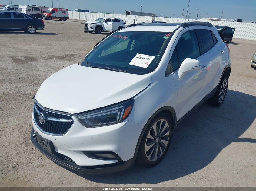 Vin: kl4cjcsm7kb748127, lot: 45592346, buick encore fwd essence 20192
