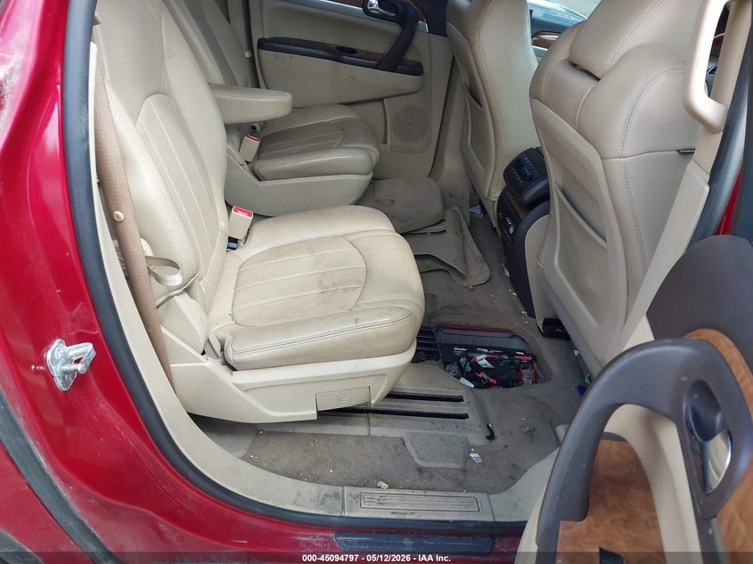 5GAKVDEDXCJ247278 2012 Buick Enclave 3.6 Premium red