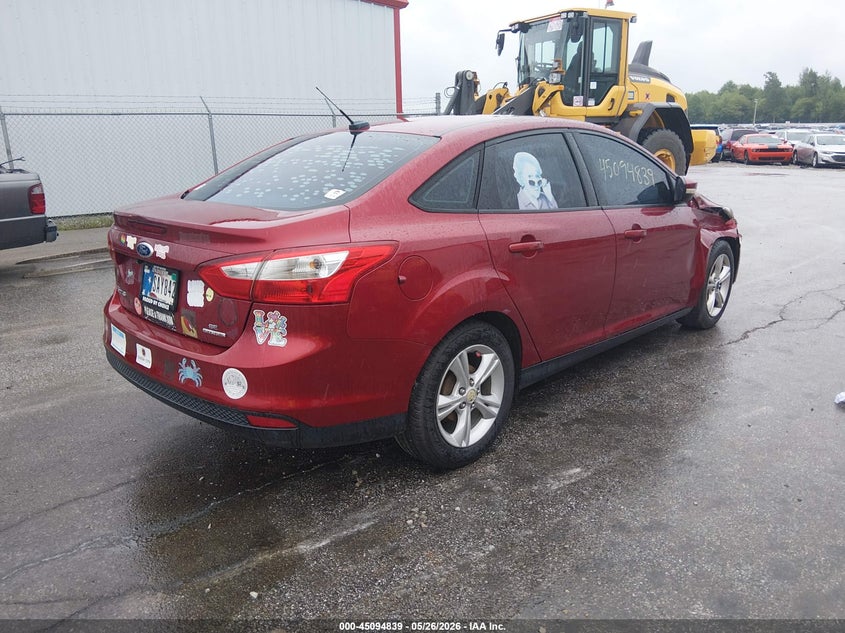 Vin: 1fadp3f26el410109, lot: 45592406, ford focus se 20144