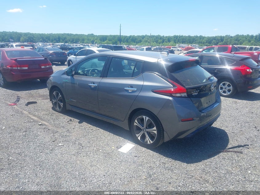 Vin: 1n4az1cp3kc303550, lot: 45592670, nissan leaf sv 20193