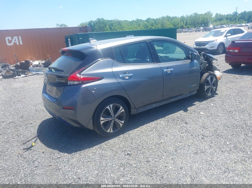 Vin: 1n4az1cp3kc303550, lot: 45592670, nissan leaf sv 20194