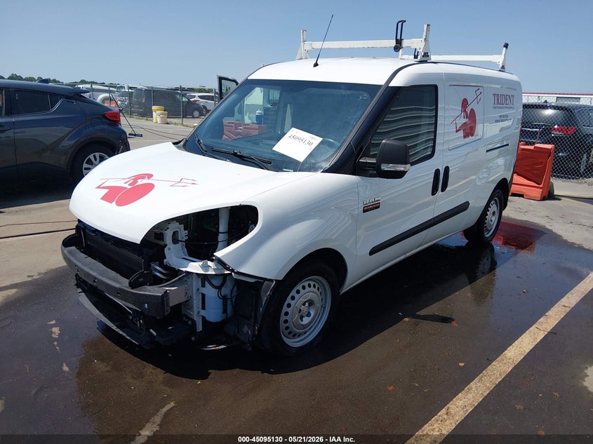 Vin: zfbhrfab0k6m07749, lot: 45592697, ram promaster city tradesman 20192