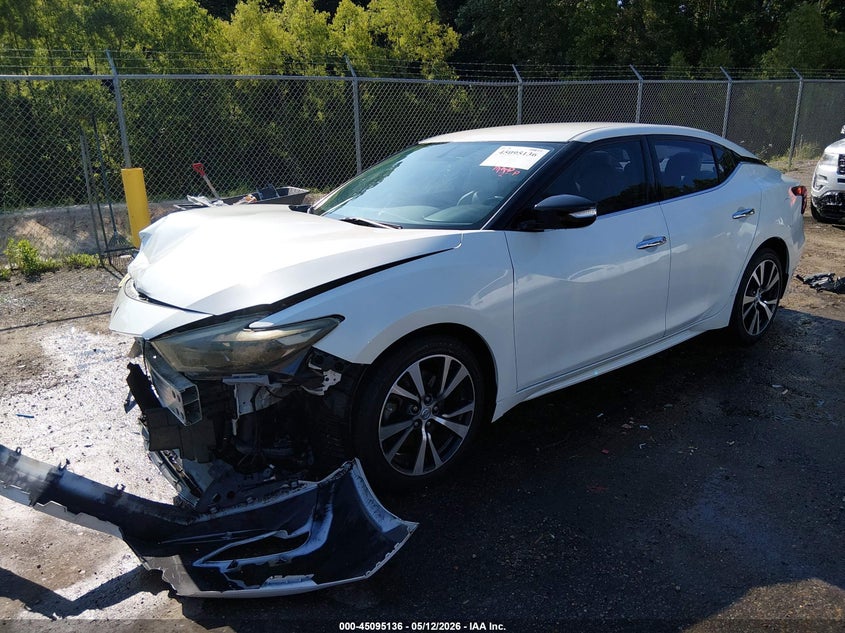 Vin: 1n4aa6ap4gc423601, lot: 45592703, nissan maxima 3.5 sv 20162