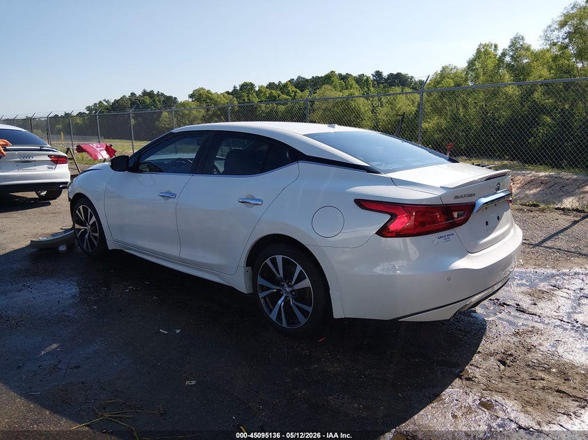 Vin: 1n4aa6ap4gc423601, lot: 45592703, nissan maxima 3.5 sv 20163