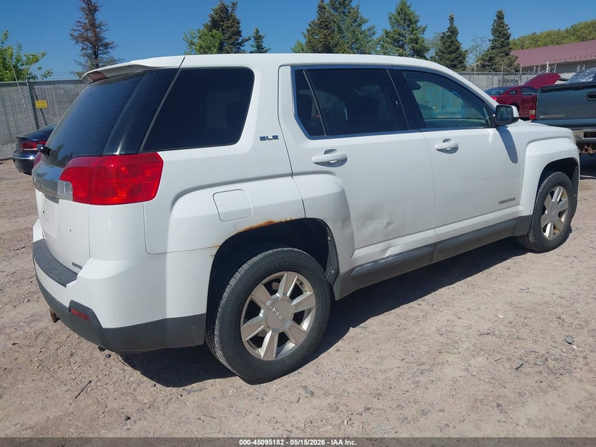 2012 Gmc Terrain 2.4 Sle-1 white Lot 111045095182 Vin 2GKFLREK2C6301417