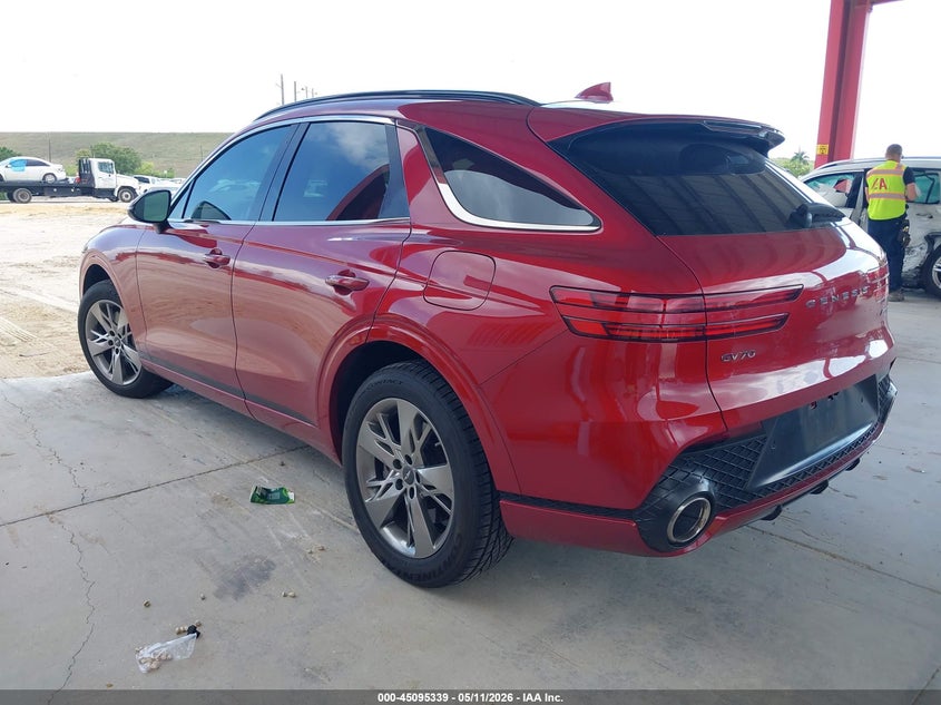 Vin: kmumcdtcxnu015852, lot: 45592906, genesis gv70 3.5t awd sport 20223